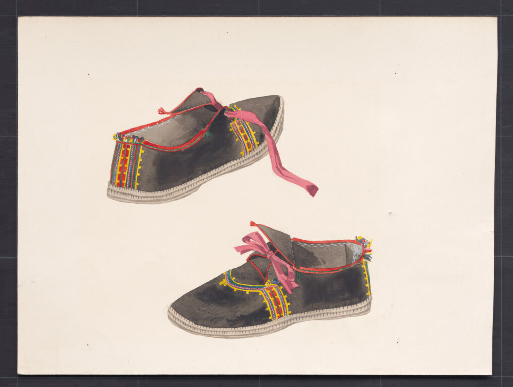 Kresba – papuče ženské