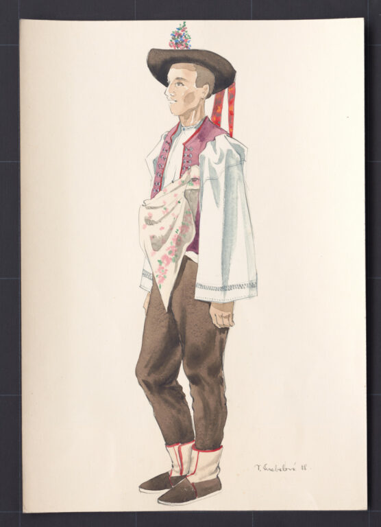 Kresba – odev ženícha