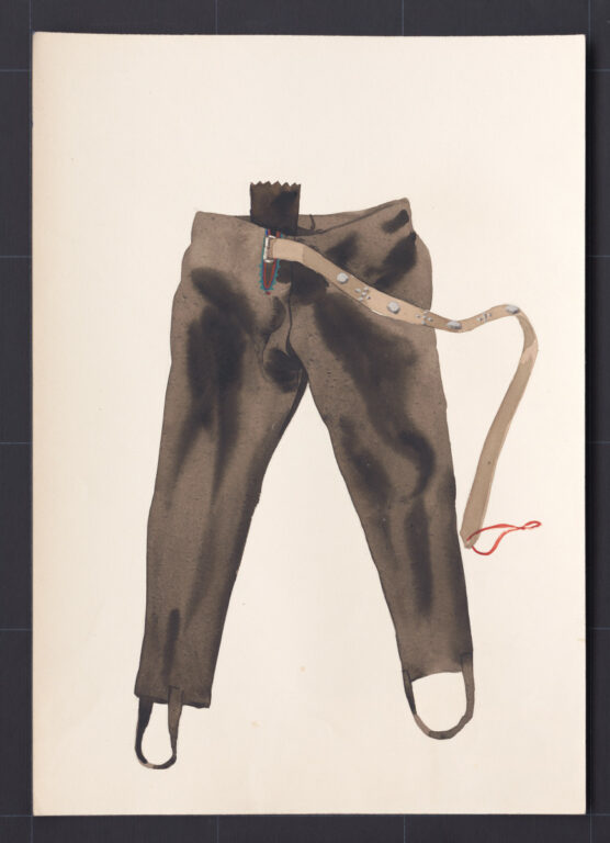 Kresba – nohavice mužské súkenné