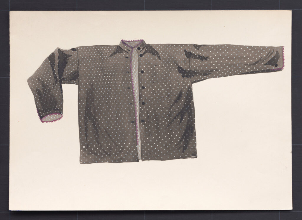 Kresba – kabátik mužský