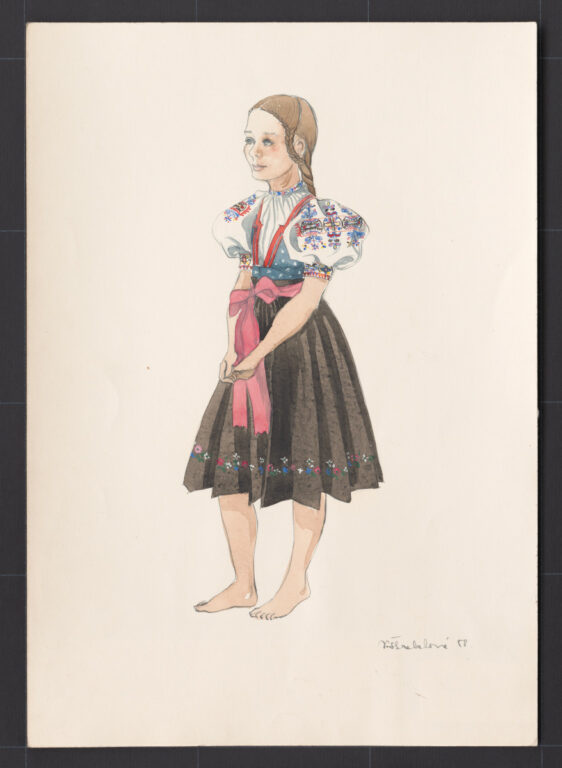 Kresba – odev detský sviatočný