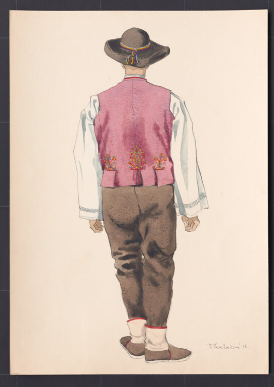 Kresba – odev mužský sviatočný