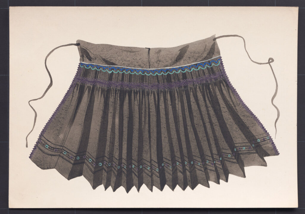 Kresba – zástera sviatočná