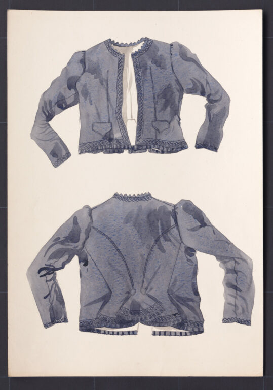 Kresba – kabátik ženský