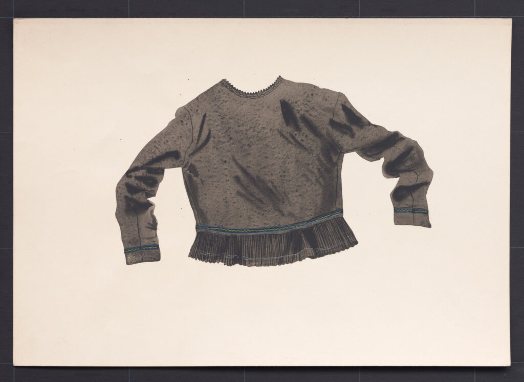 Kresba – kabátik ženský – novší