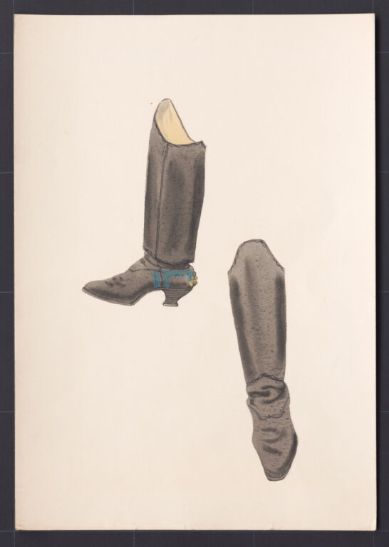 Kresba – čižmy ženské