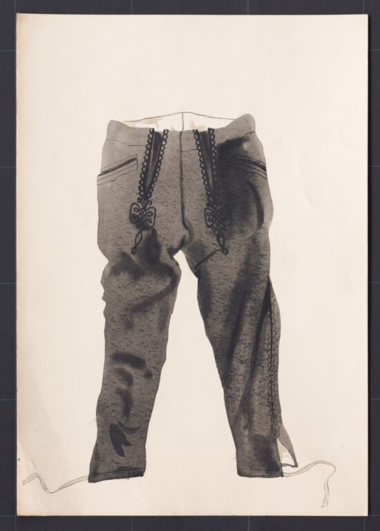 Kresba – nohavice súkenné