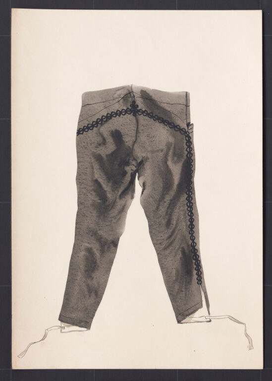 Kresba – nohavice súkenné