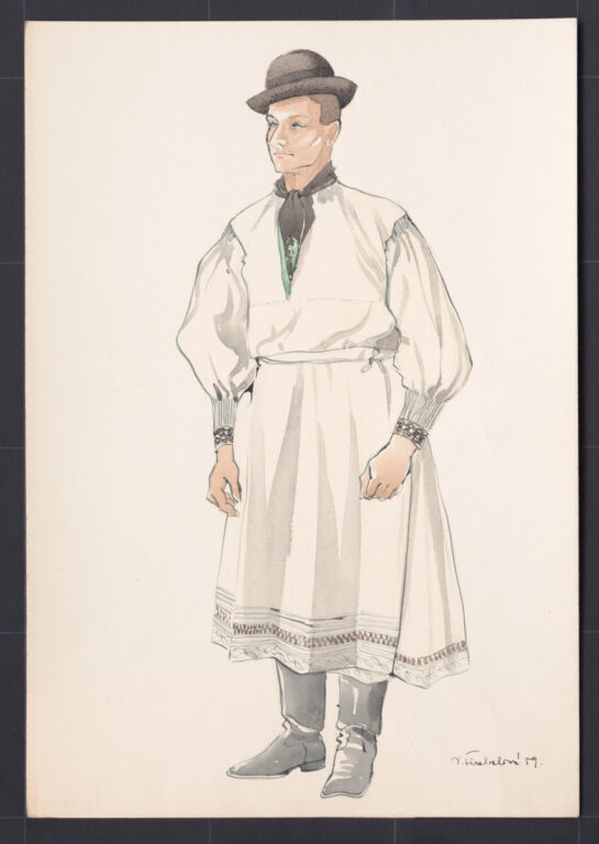 Kresba – odev mužský