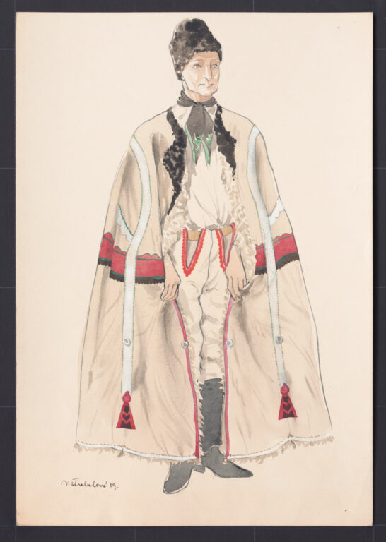 Kresba – odev mužský zimný