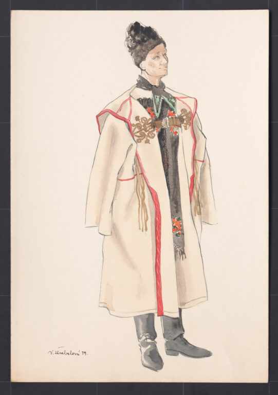 Kresba – odev ženícha