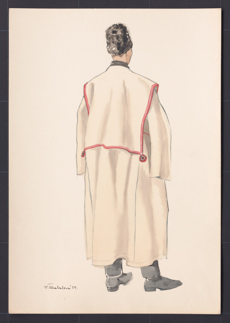 Kresba – odev ženícha