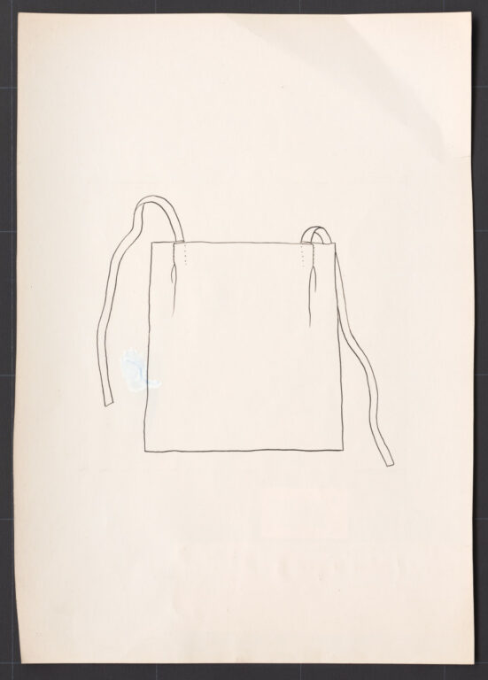 Kresba – zástera mužská pracovná