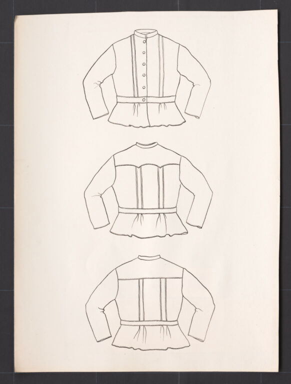 Kresba – blúzka ženská