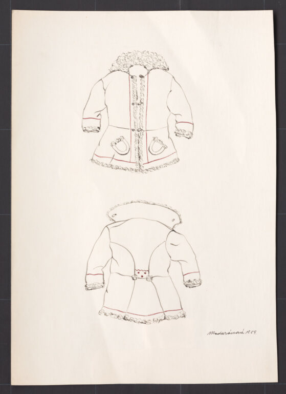 Kresba – kožuch mužský