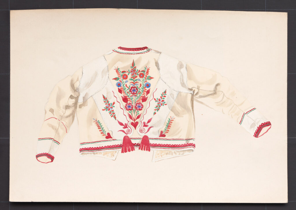 Kresba – kožuch ženský