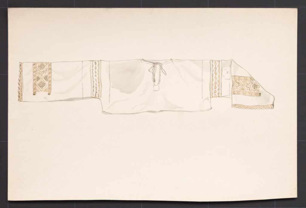 Kresba – košeľa mužská sviatočná