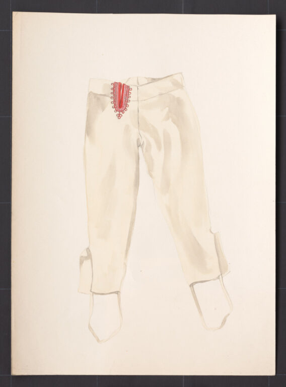 Kresba – nohavice súkenné