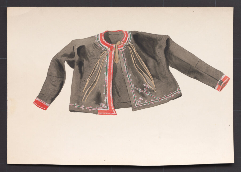 Kresba – kabanica mužská