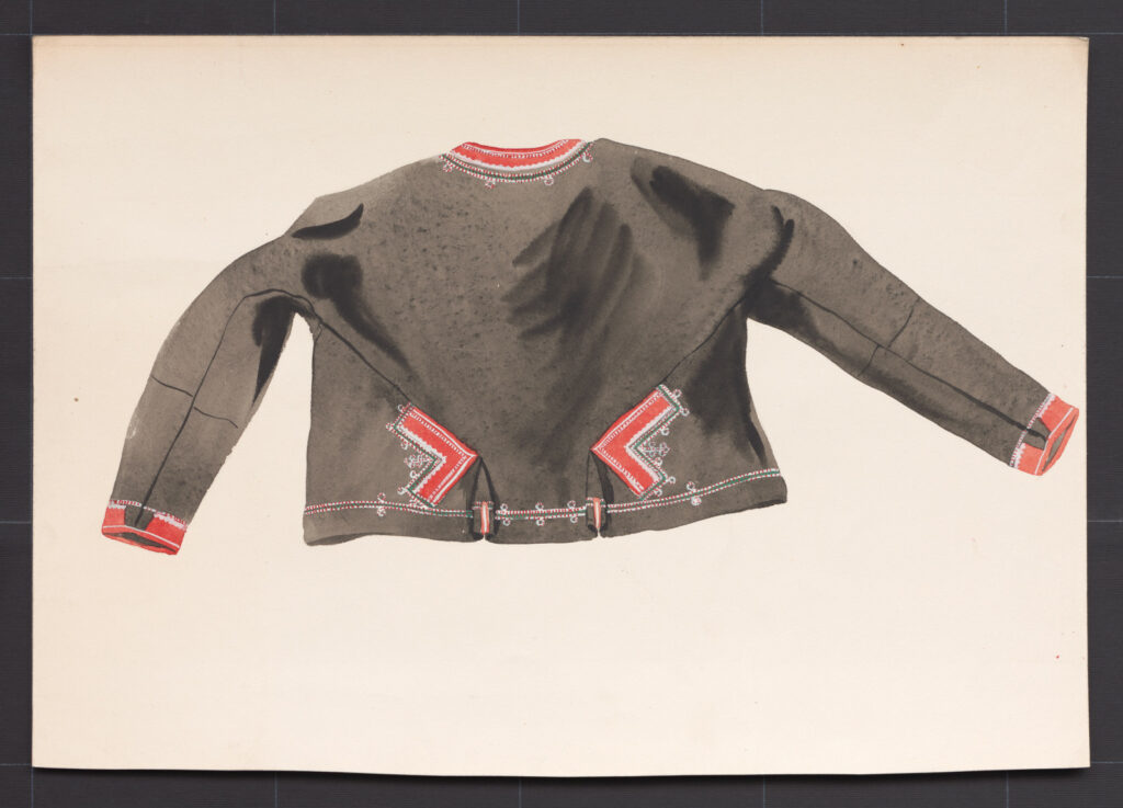 Kresba – kabanica mužská