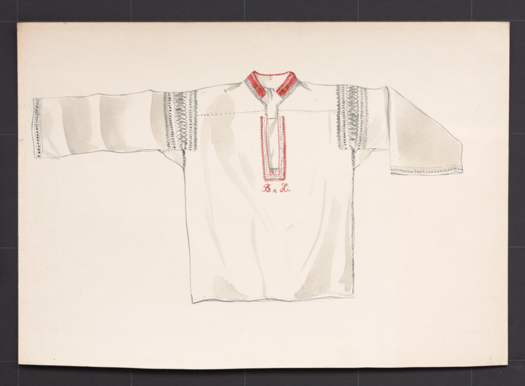 Kresba – košeľa mužská