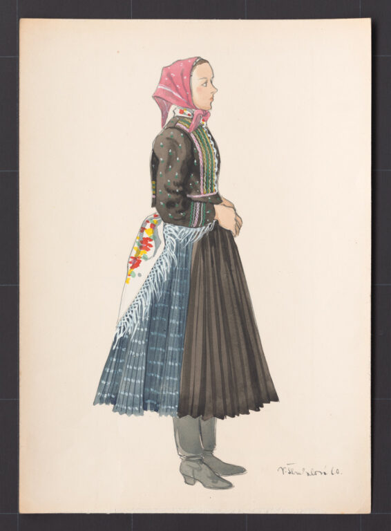 Kresba – odev ženský