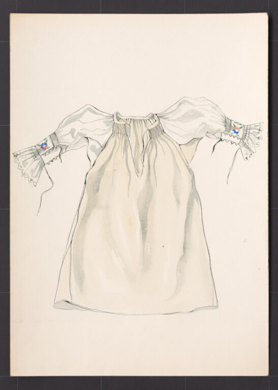 Kresba – košeľa ženská