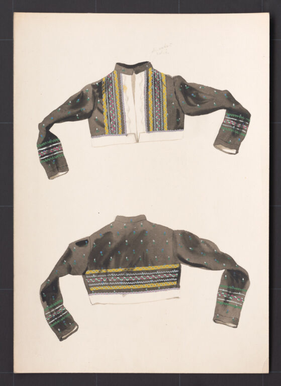 Kresba – kabátik ženský