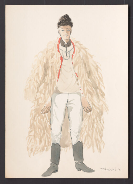 Kresba – muž v gube