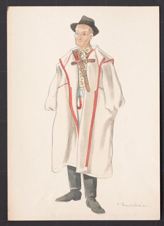 Kresba – odev mužský zimný