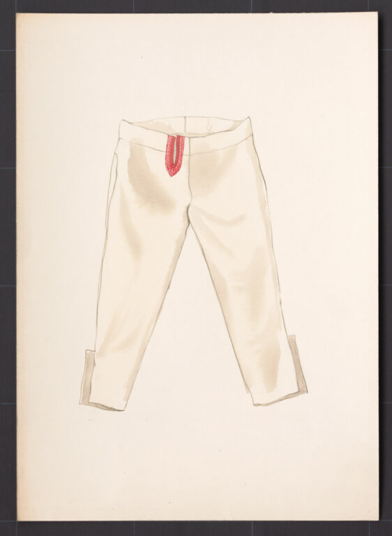 Kresba – nohavice súkenné