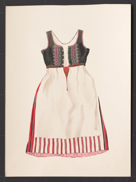 Kresba – sukňa so živôtikom