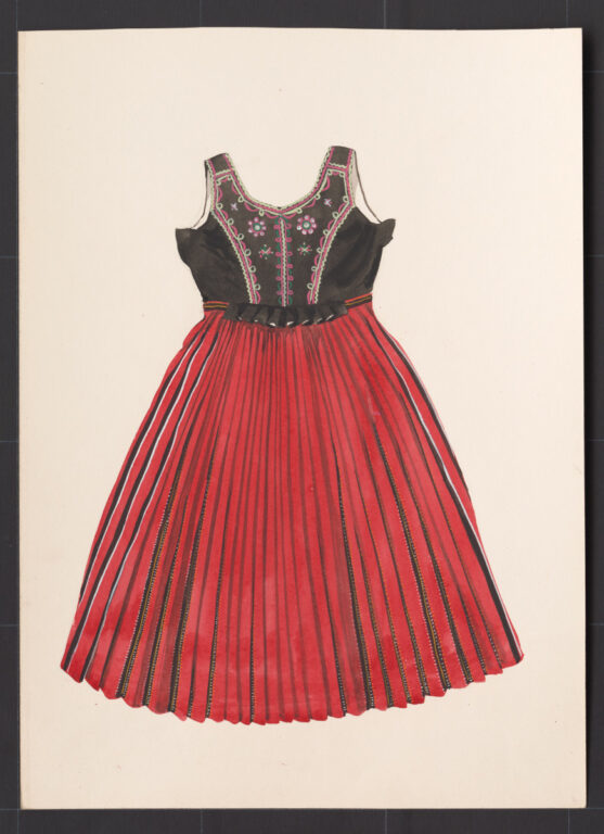 Kresba – sukňa so živôtikom