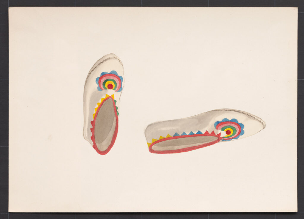 Kresba – papuče ženské