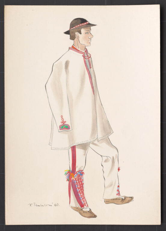 Kresba – odev mužský zimný