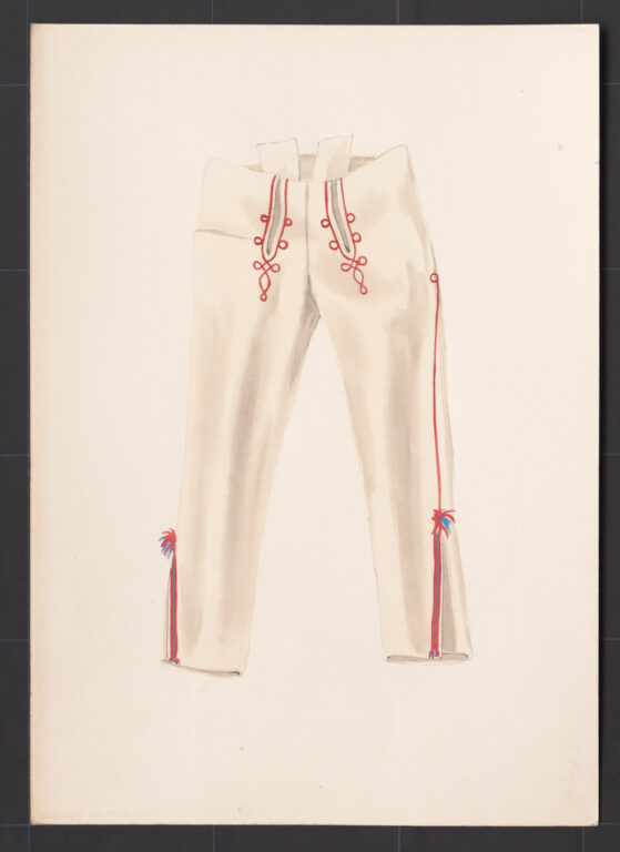 Kresba – nohavice súkenné