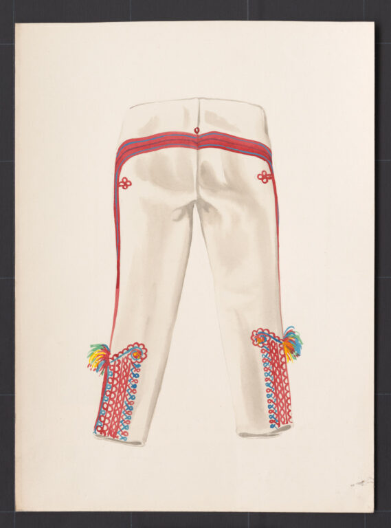 Kresba – nohavice súkenné