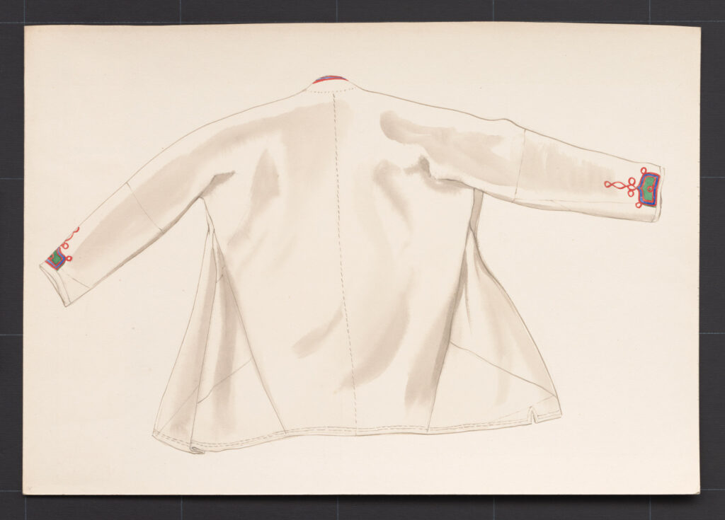 Kresba – kabanica mužská