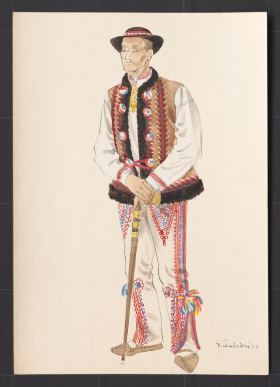 Kresba – odev sviatočný mládenecký