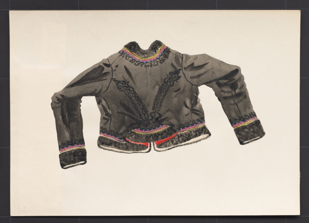 Kresba – kabátik ženský