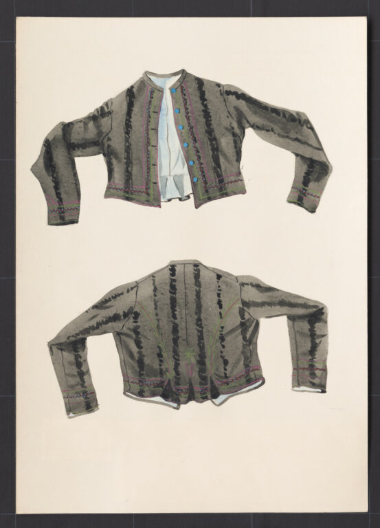 Kresba – kabátik ženský