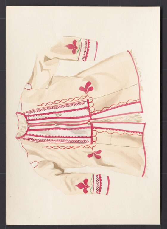 Kresba – kožuch ženský