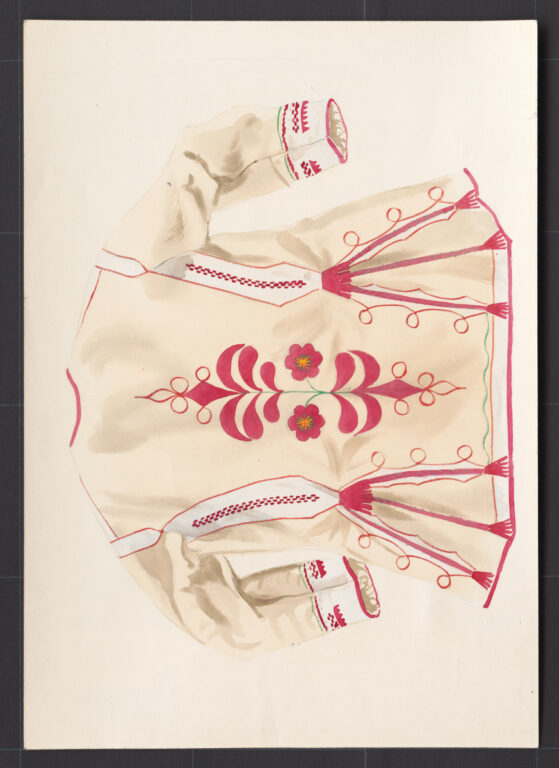 Kresba – kožuch ženský