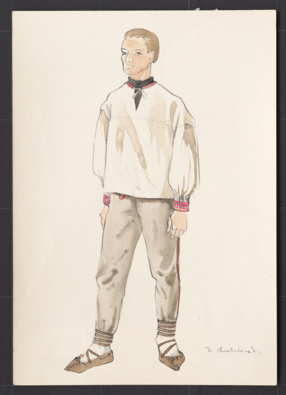 Kresba – odev mužský pracovný