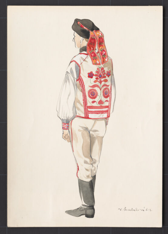 Kresba – odev mládenecký