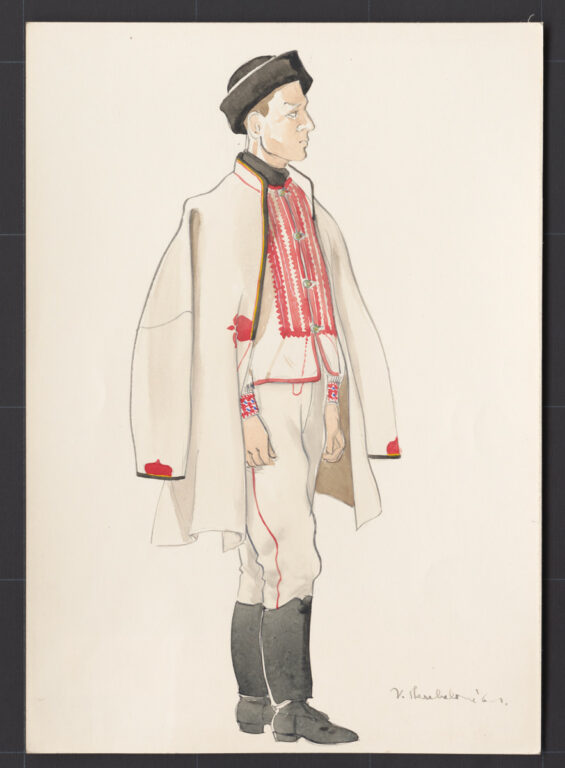 Kresba – odev mužský zimný