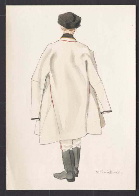 Kresba – odev mužský zimný