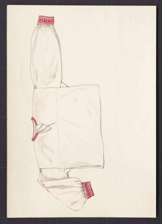 Kresba – košeľa mužská