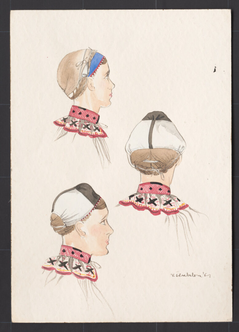 Kresba – čepiec – úprava na hlave