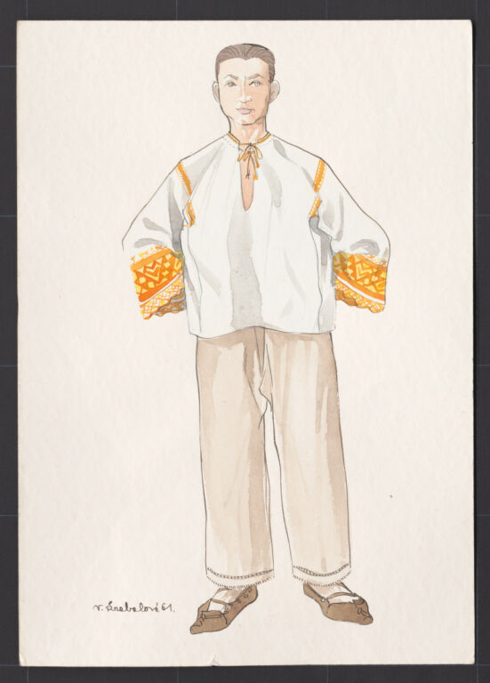 Kresba – odev mužský pracovný